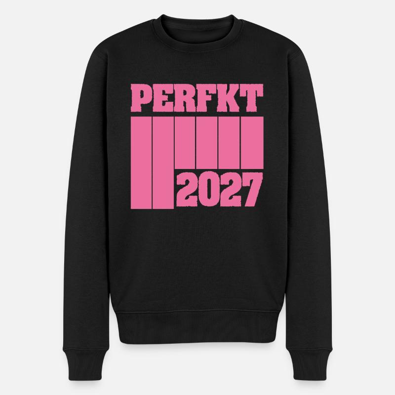 2027 - Männer Premium Bio Pullover - Schwarz