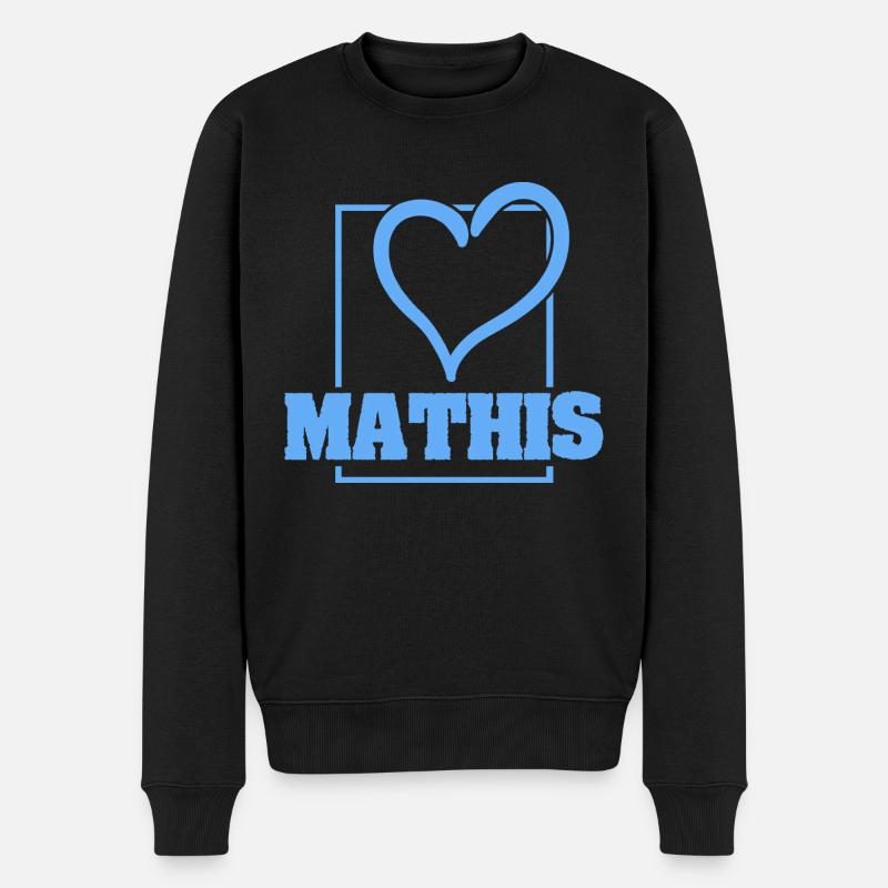 Baccalauréat Mathis - Pull Premium bio Homme - noir