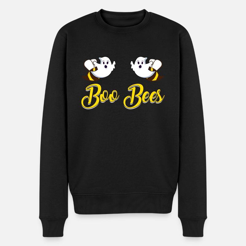 Boo Bees - Pull Premium bio Homme - noir