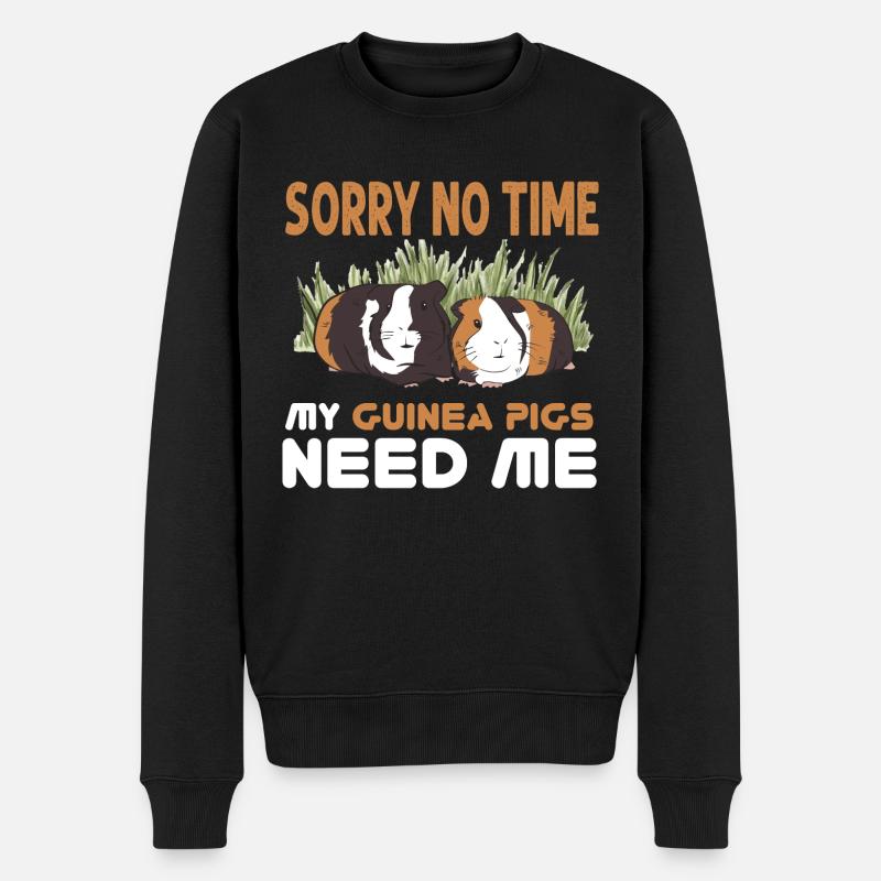 Doux cochon d’Inde - Pull Premium bio Homme - noir