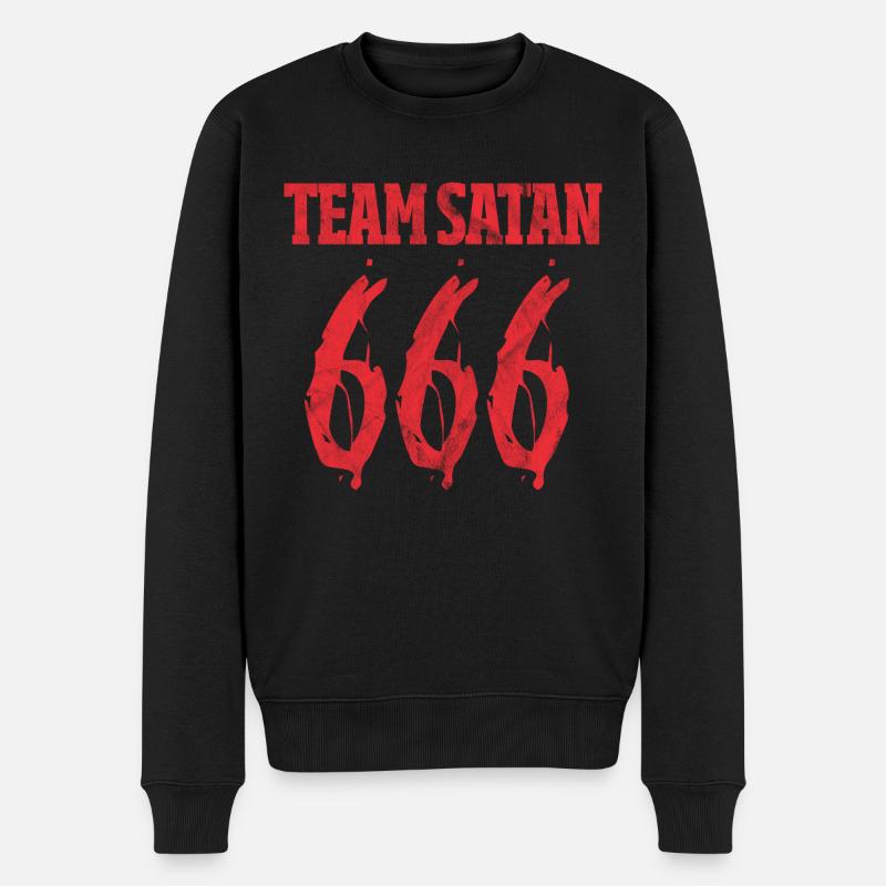 Équipe Satan 666 - Pull Premium bio Homme - noir