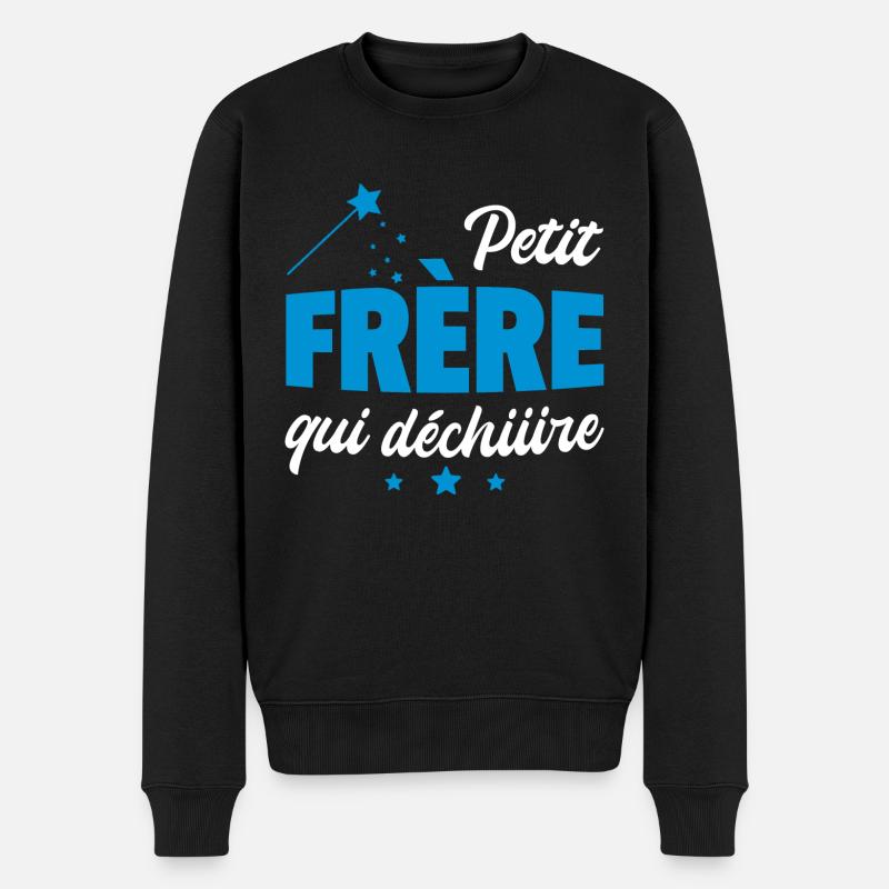 Petit-frère qui déchire - Pull Premium bio Homme - noir