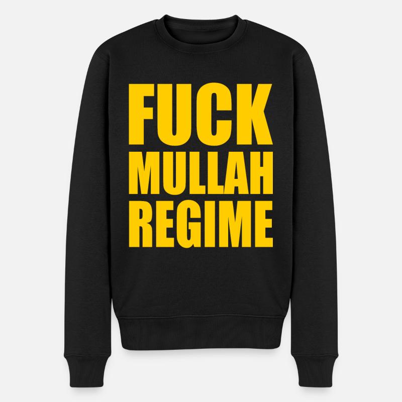 Fuck mullah regime iran - Pull Premium bio Homme - noir