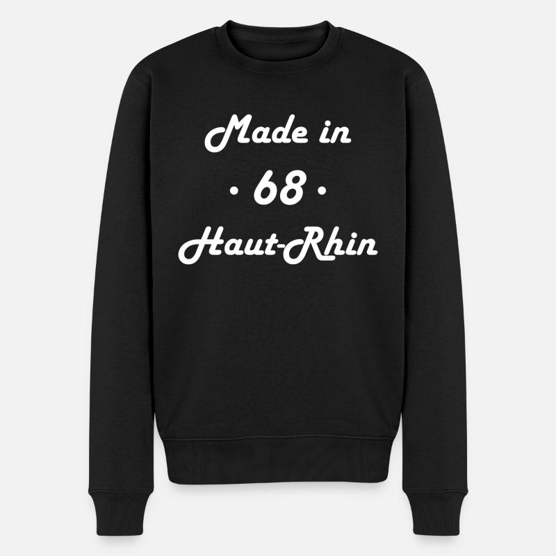 Made in haut rhin - Pull Premium bio Homme - noir