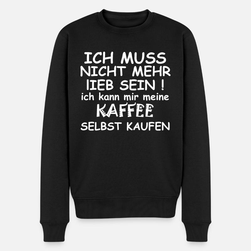 KAFFEE SELBST KAUFEN - Pull Premium bio Homme - noir