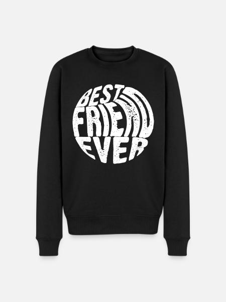 Best friend ever. - Men's Premium Organic Jumper - black