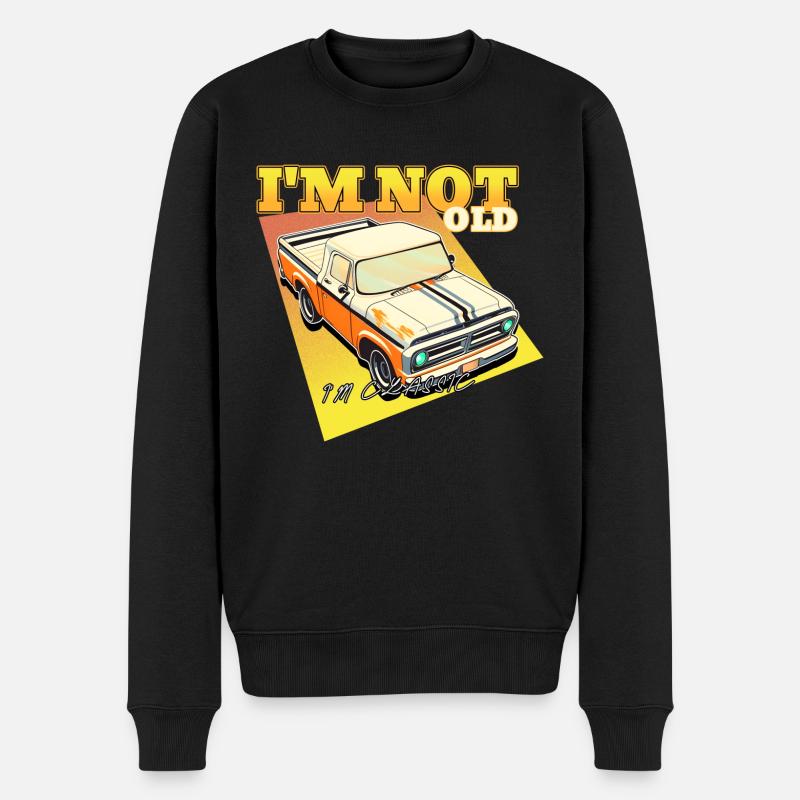 I'm not Old, i'm Classic - Männer Premium Bio Pullover - Schwarz