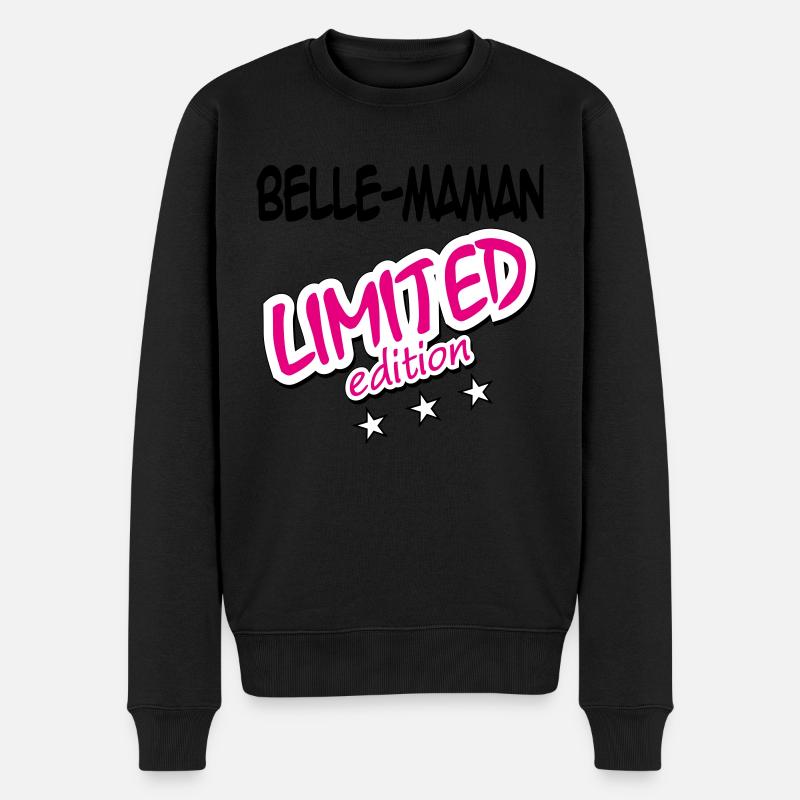 BELLE MAMAN LIMITED EDITION - Pull Premium bio Homme - noir