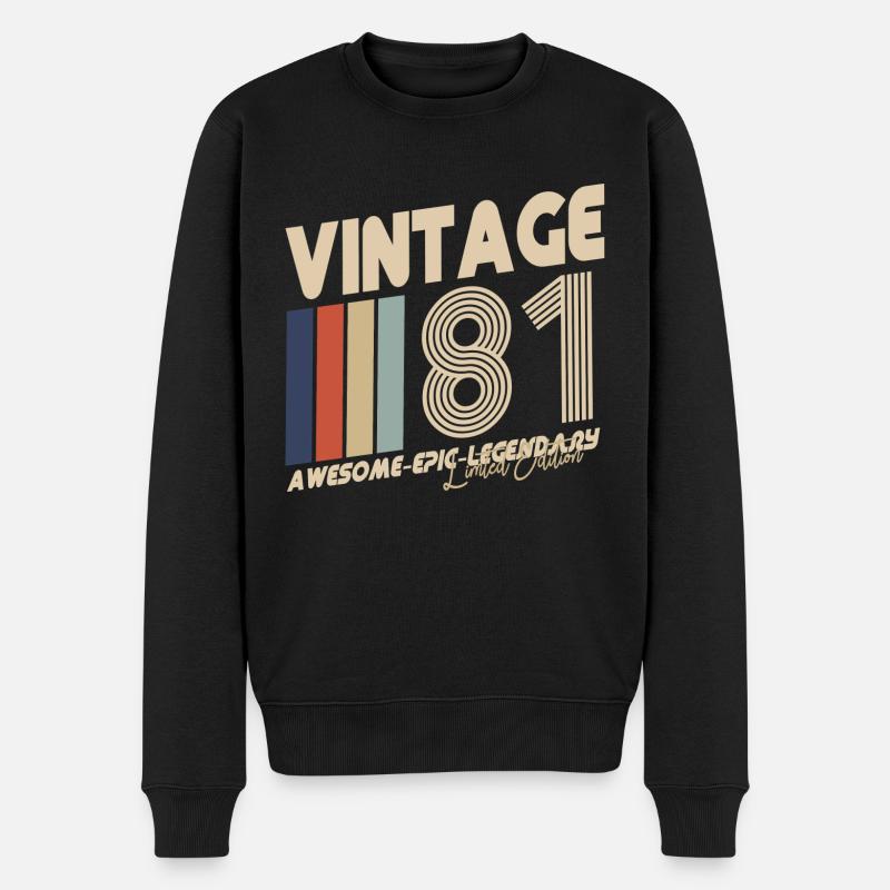 1981 - Pull Premium bio Homme - noir