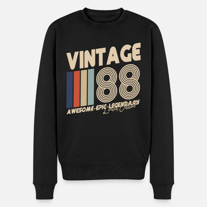 1988 - Pull Premium bio Homme - noir