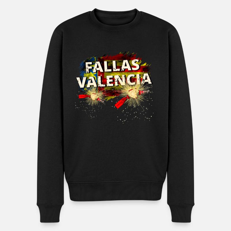 Fallas de Valencia - Men's Premium Organic Jumper - black