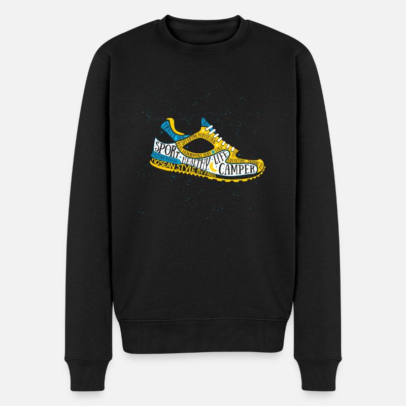 Run sneaker MBP - Männer Premium Bio Pullover - Schwarz