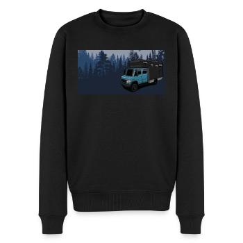 Superstructure de cabine // Extérieur - Pull Premium bio Homme - noir - Devant - Nico (187cm)