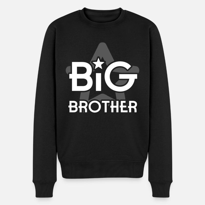 FRÈRE AÎNÉ - Pull Premium bio Homme - noir