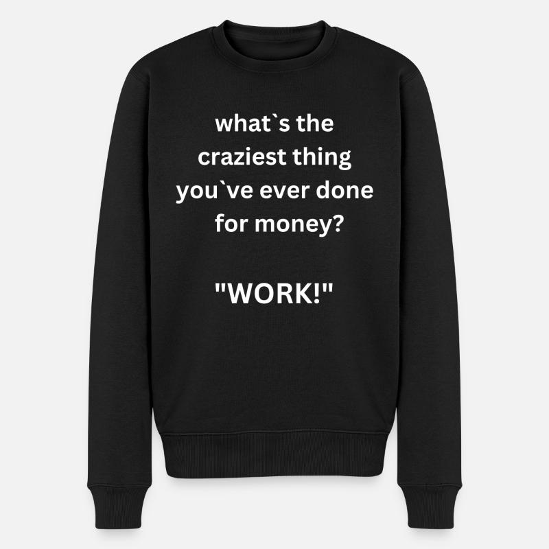 Travail!? - Pull Premium bio Homme - noir