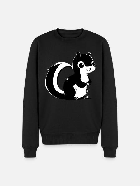 Squirrel - Men's Premium Organic Jumper - black