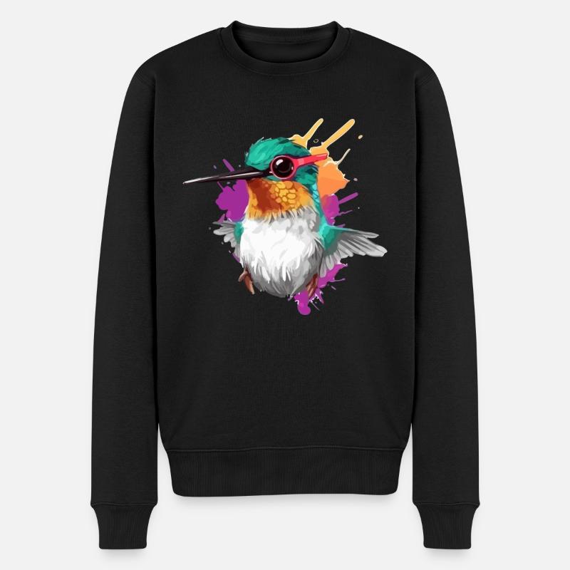 Piti le colibri - Pull Premium bio Homme - noir