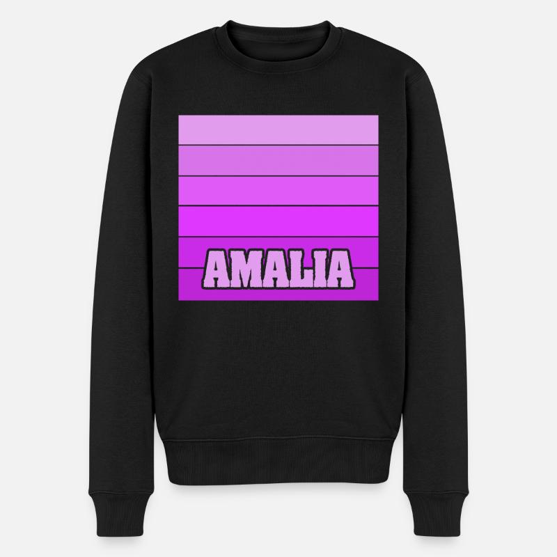 Mme Amalia - Pull Premium bio Homme - noir