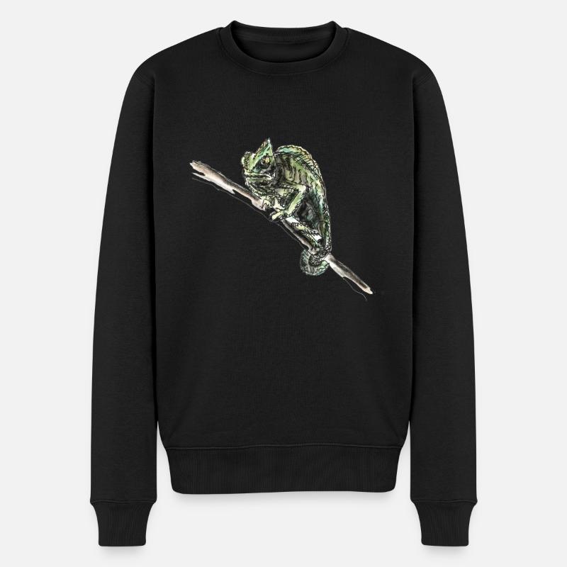 caméléon - Pull Premium bio Homme - noir