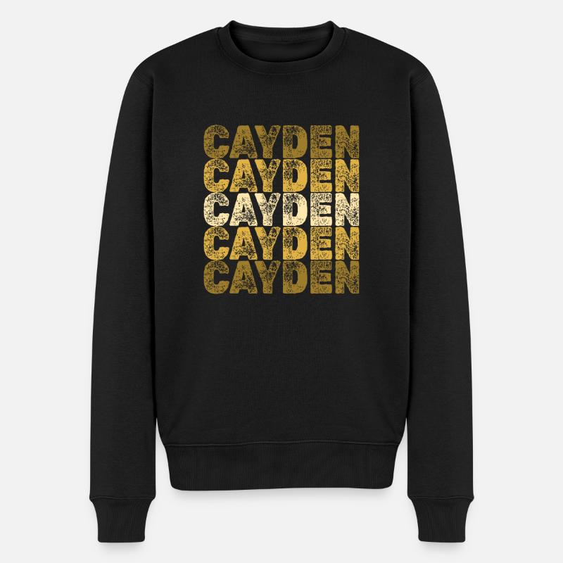 Cayden comme racines - Pull Premium bio Homme - noir