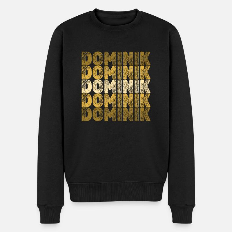 Dominik - Pull Premium bio Homme - noir