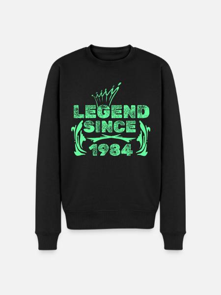 1984 1984 - Männer Premium Bio Pullover - Schwarz