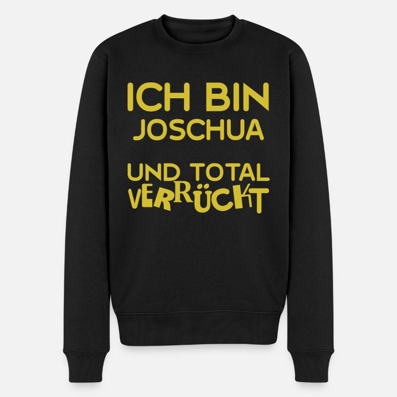 Josué en tant que Josué - Pull Premium bio Homme - noir