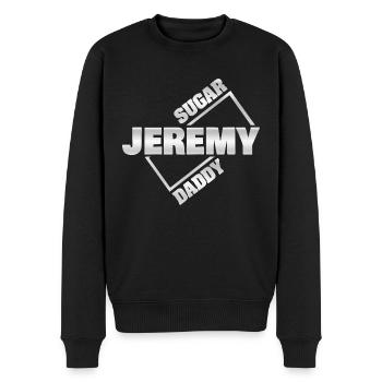 Jeremy als Sugardaddy - Männer Premium Bio Pullover - Schwarz - Vorne - Nico (187cm)