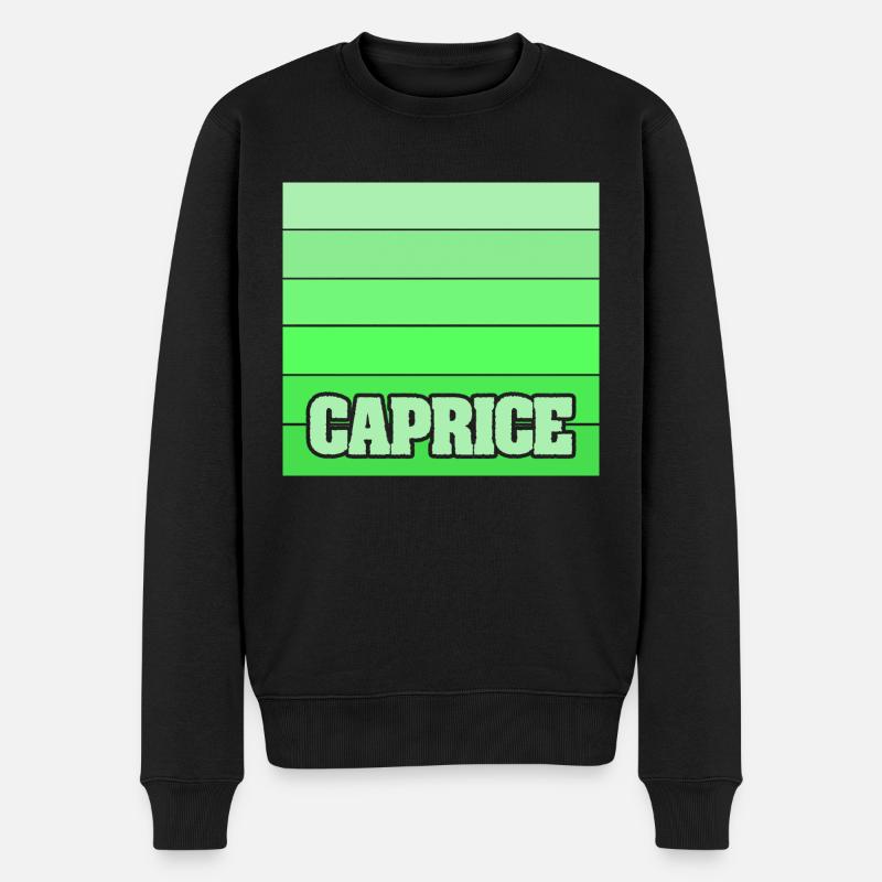 Geschenk für Caprice - Männer Premium Bio Pullover - Schwarz