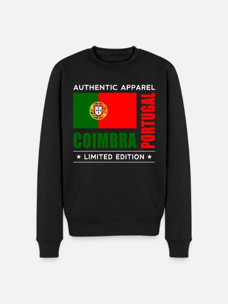 Coimbra - Men's Premium Organic Jumper - black