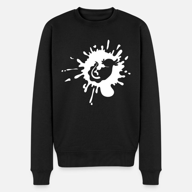 Axolotl - Pull Premium bio Homme - noir