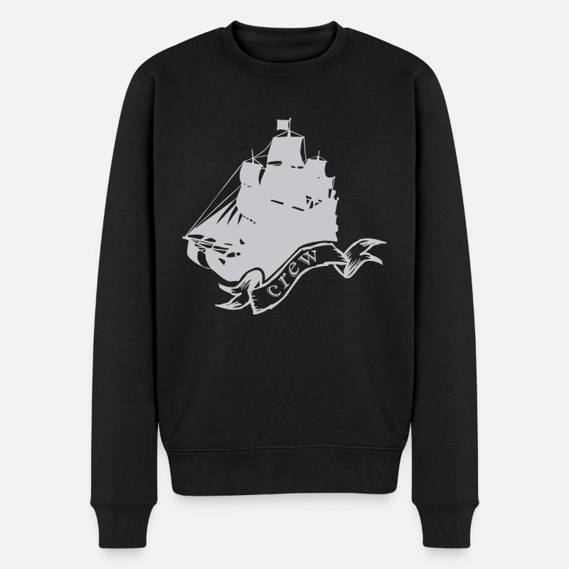 Équipage d’un bateau pirate - Pull Premium bio Homme - noir