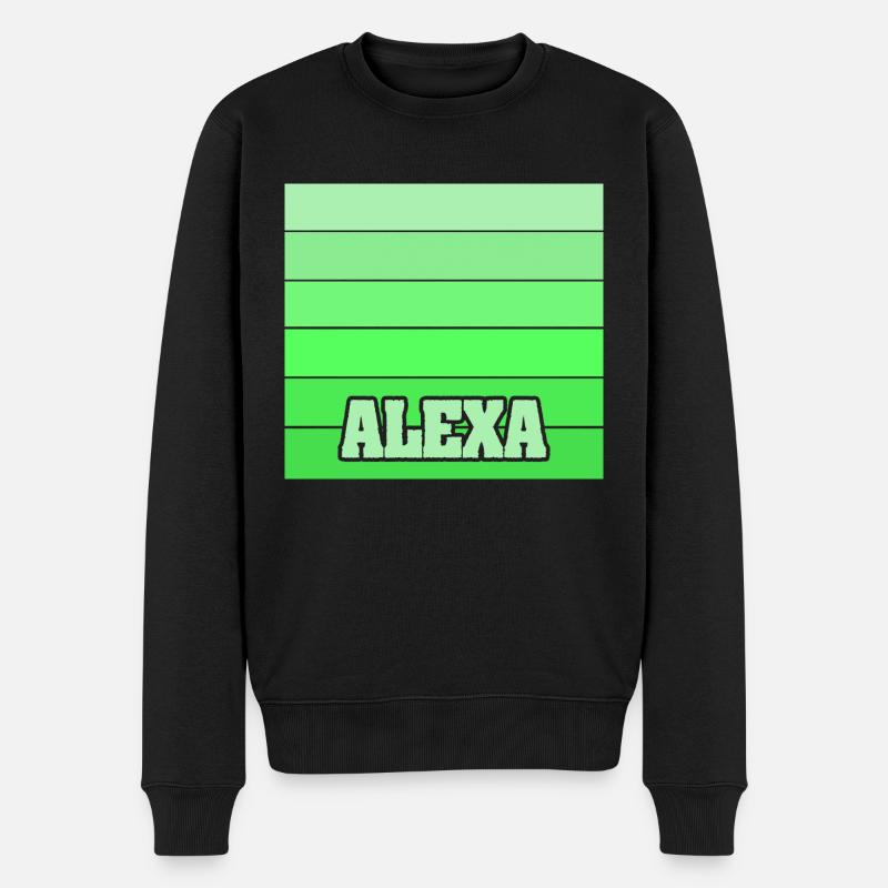 Fille Alexa - Pull Premium bio Homme - noir