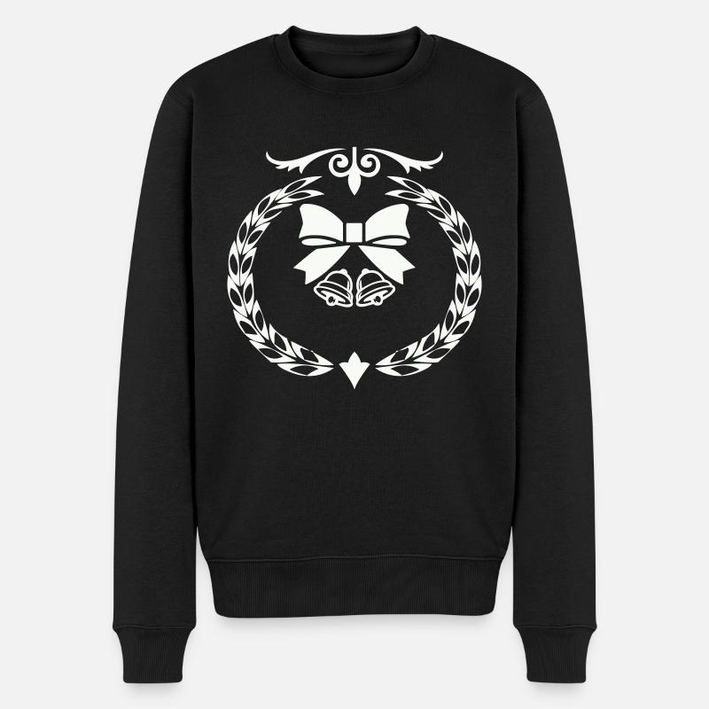 Cloches de couronne - Pull Premium bio Homme - noir