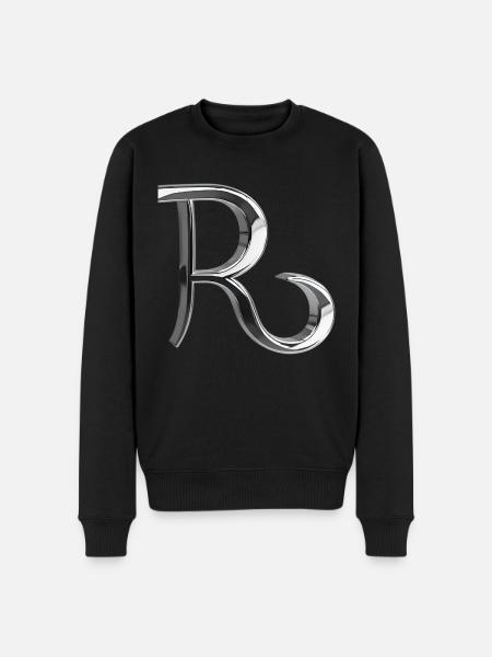 Chrome ,, Royal " Metallic - Men's Premium Organic Jumper - black