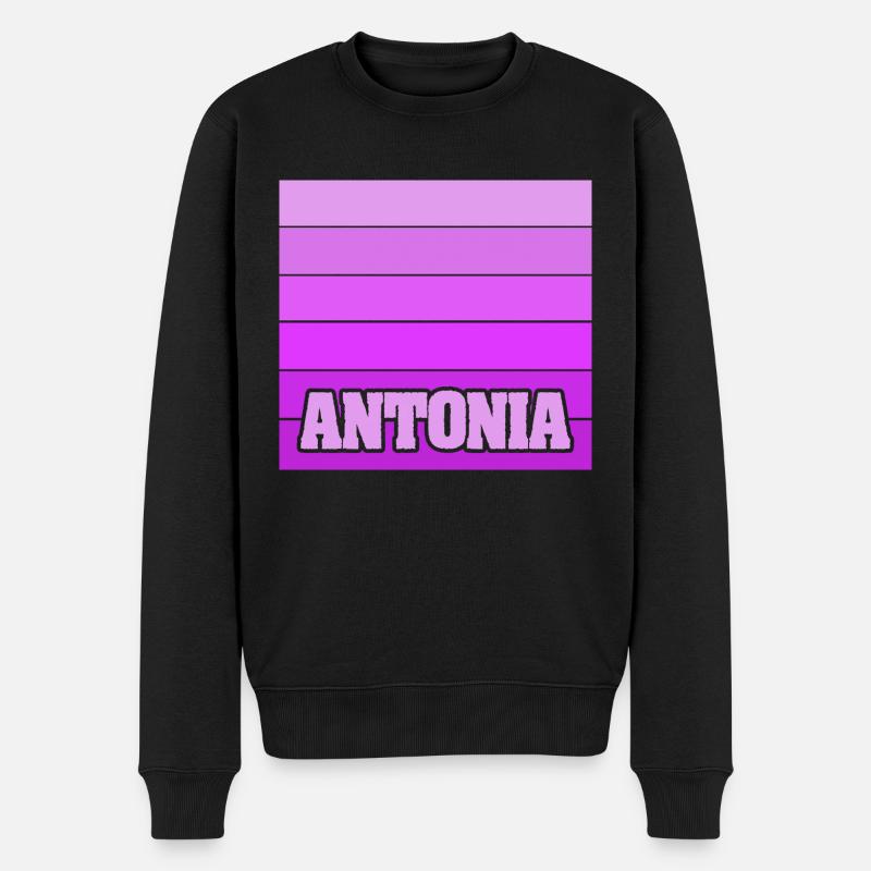 Antonia - Pull Premium bio Homme - noir