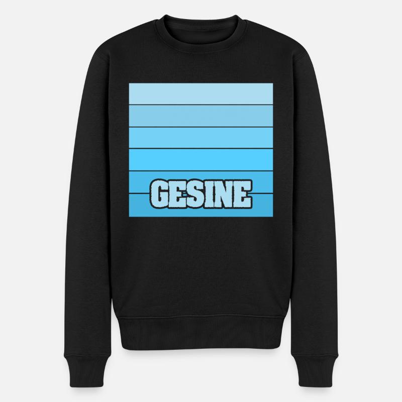 Geschenk für Gesine - Männer Premium Bio Pullover - Schwarz