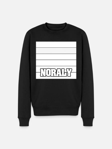Woman's name Noraly - Men's Premium Organic Jumper - black