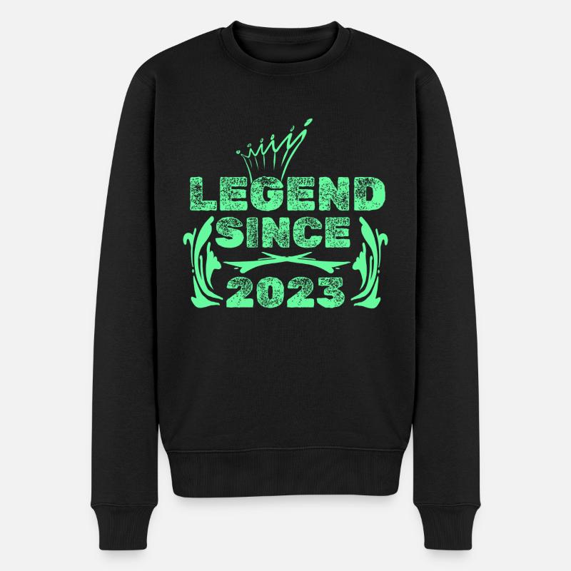 Idée cadeau 2023 - Pull Premium bio Homme - noir