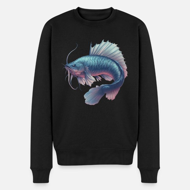 Poisson Fantasy - Pull Premium bio Homme - noir