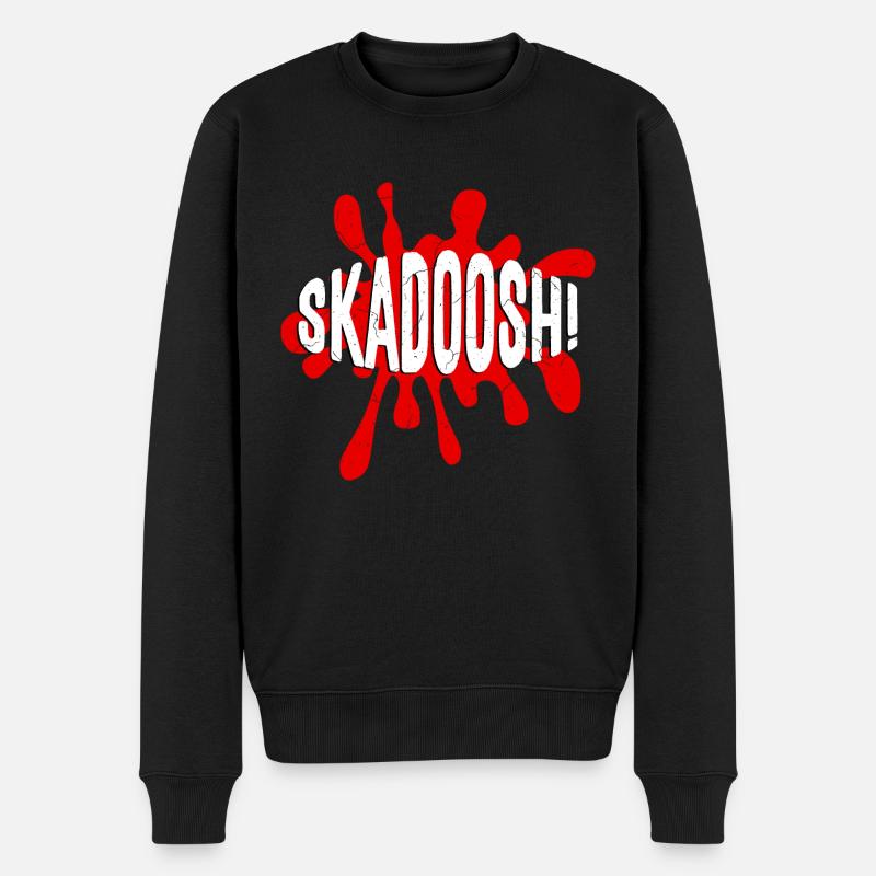 Panda Power Kung Fu Phrase Comique Skadoosh 3 - Pull Premium bio Homme - noir