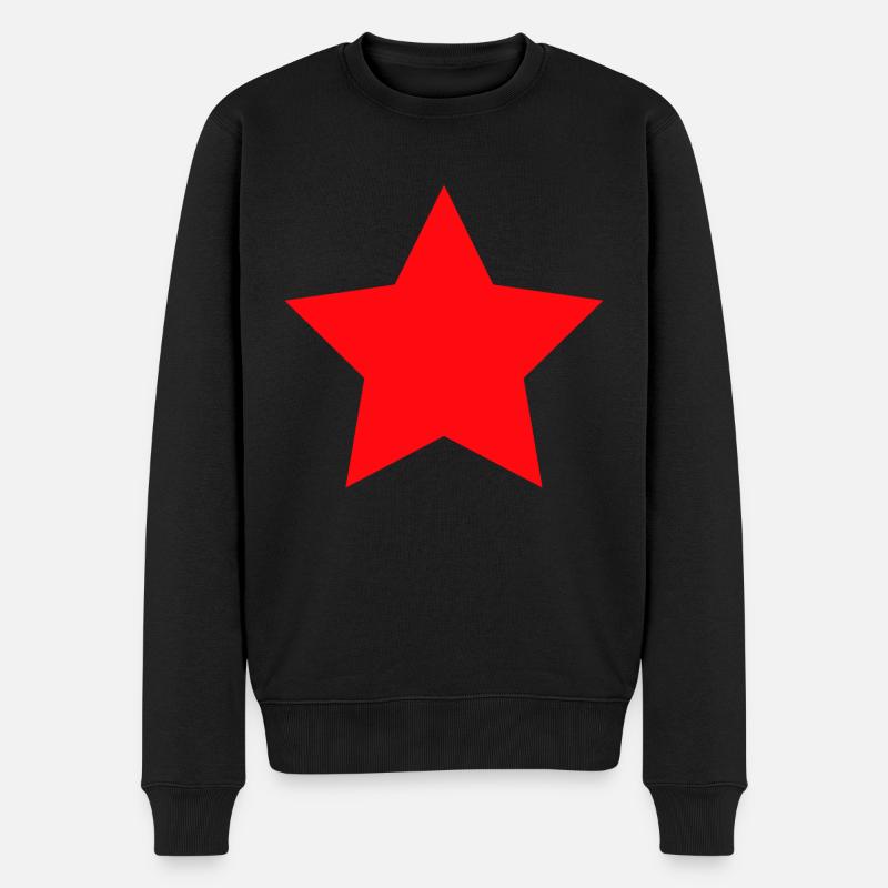 Symbole d'étoile rouge du communisme - Pull Premium bio Homme - noir
