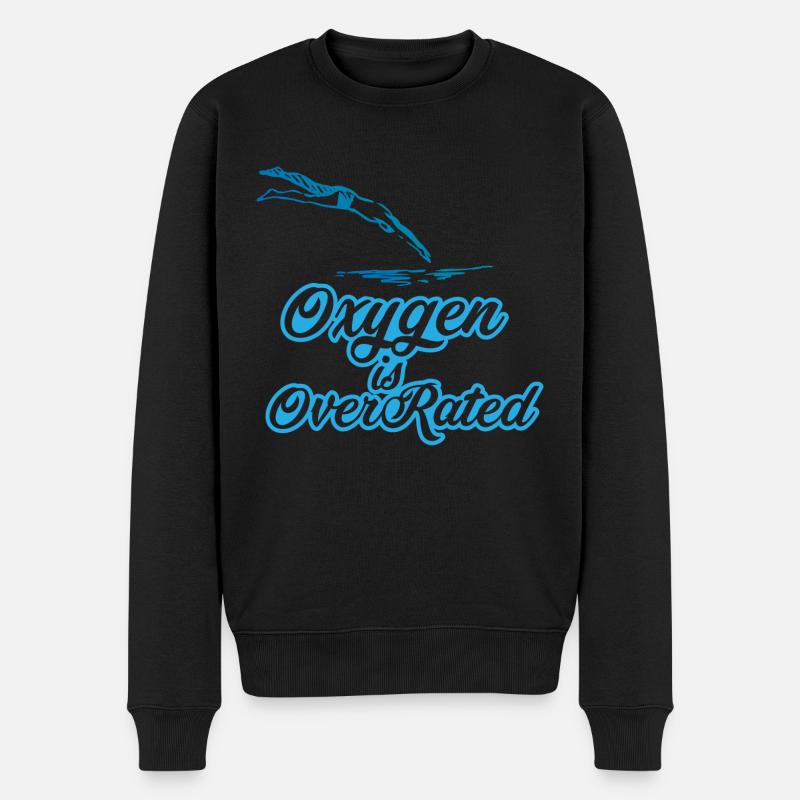 Oxygen is overrated - Natation - Pull Premium bio Homme - noir