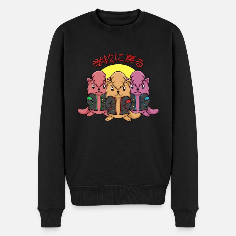 Retour à l’école, les garçons - Pull Premium bio Homme - noir