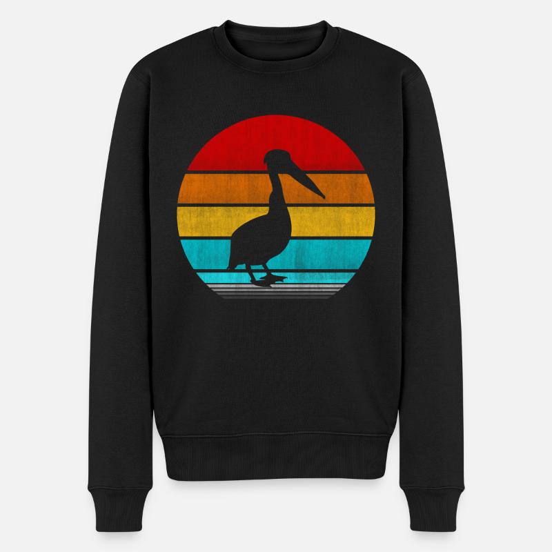 Pelikan - Männer Premium Bio Pullover - Schwarz