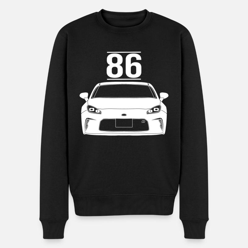 Sportwagen Auto Tuning Performance Japan JDM 86 - Männer Premium Bio Pullover - Schwarz