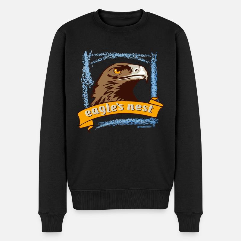 Nid d’aigles Kehlstein Kehlsteinhaus Berchtesgaden - Pull Premium bio Homme - noir
