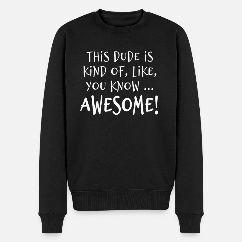 Ce mec est génial! - Pull Premium bio Homme - noir