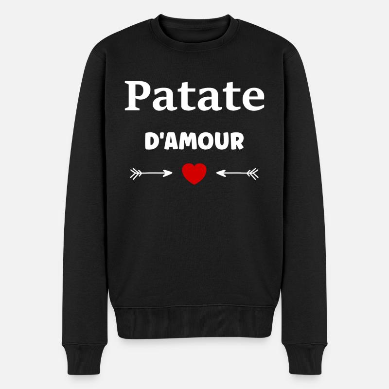 Patate d'amour - Pull Premium bio Homme - noir