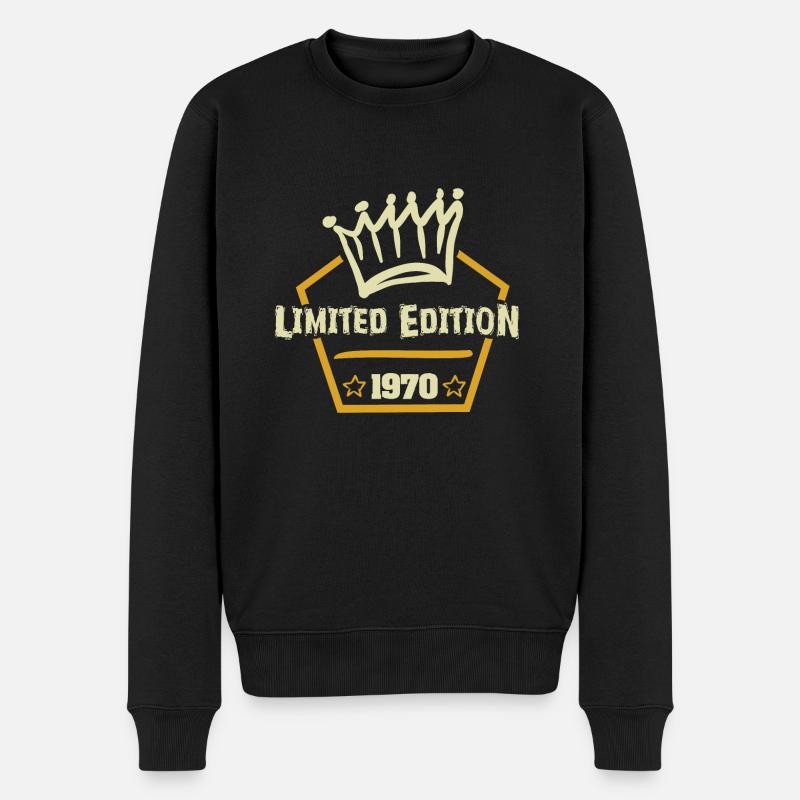 Édition 1970 - Pull Premium bio Homme - noir